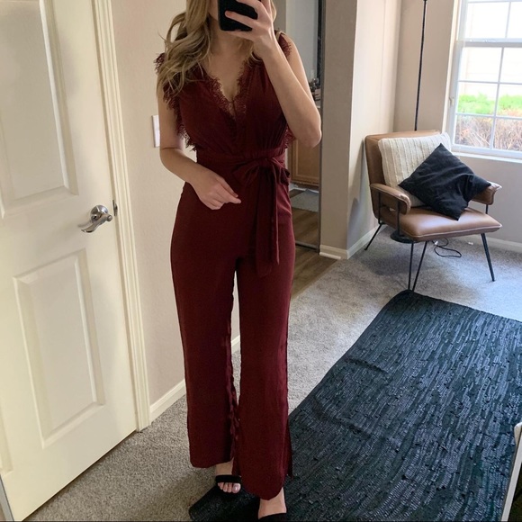 Altar'd State Pants - Altar’d State Maroon Dress Pant